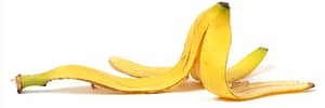 banana peel accident